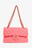 Pre-Loved Chanel™ 2025 Hot Pink Caviar Small Double Flap Shoulder Bag