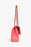Pre-Loved Chanel™ 2025 Hot Pink Caviar Small Double Flap Shoulder Bag