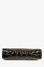 Pre-Loved Chanel™ 2012-13 Black Patent Timeless Frame Clutch