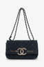 Pre-Loved Chanel™ 2008/2009 Navy Canvas CC Cruise Shoulder Bag