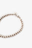 Tiffany & Co Silver Beaded Heart Tag Bracelet