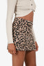 Reformation Cheetah Print Mini Skirt Size 4