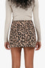 Reformation Cheetah Print Mini Skirt Size 4