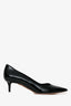 Christian Dior Black Patent Leather Pointed Toe Heels Size 37.5