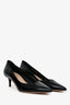 Christian Dior Black Patent Leather Pointed Toe Heels Size 37.5