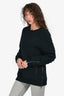 Neil Barrett Black Moto Style Sweater Size S