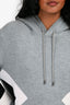 Neil Barrett Grey/White/Black Hoodie Size S Mens
