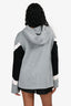 Neil Barrett Grey/White/Black Hoodie Size S Mens