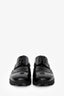 Hermès Black Brushed Leather Lace Up Shoes Size 41