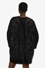 Sacai Black Wool Knit Dress Size 4