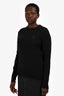 Acne Studio 2017 Black Wool Nalon Face Sweater Size M