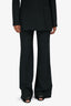 Alberta Ferretti Black Double Breasted Blazer + Trouser Set Size 2