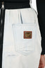 Dolce & Gabbana Denim Zip Mini Skirt Size 38
