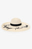 Eugenia Kim Straw 'Enjoy The Views' Embroidered Hat