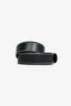 Salvatore Ferragamo Black Leather Monochrome Gancini Logo Belt Size 85