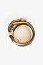 Gucci Cream Smooth Leather 1.5" GG Marmont Belt Size 85