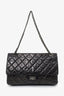 Pre-Loved Chanel™ 2006-08 Black Reissue 227 Double Flap Bag