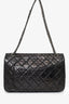 Pre-Loved Chanel™ 2006-08 Black Reissue 227 Double Flap Bag