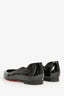 Christian Louboutin Black Patent Leather Hot Chickita Flats Size 37.5