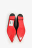 Christian Louboutin Black Patent Leather Hot Chickita Flats Size 37.5