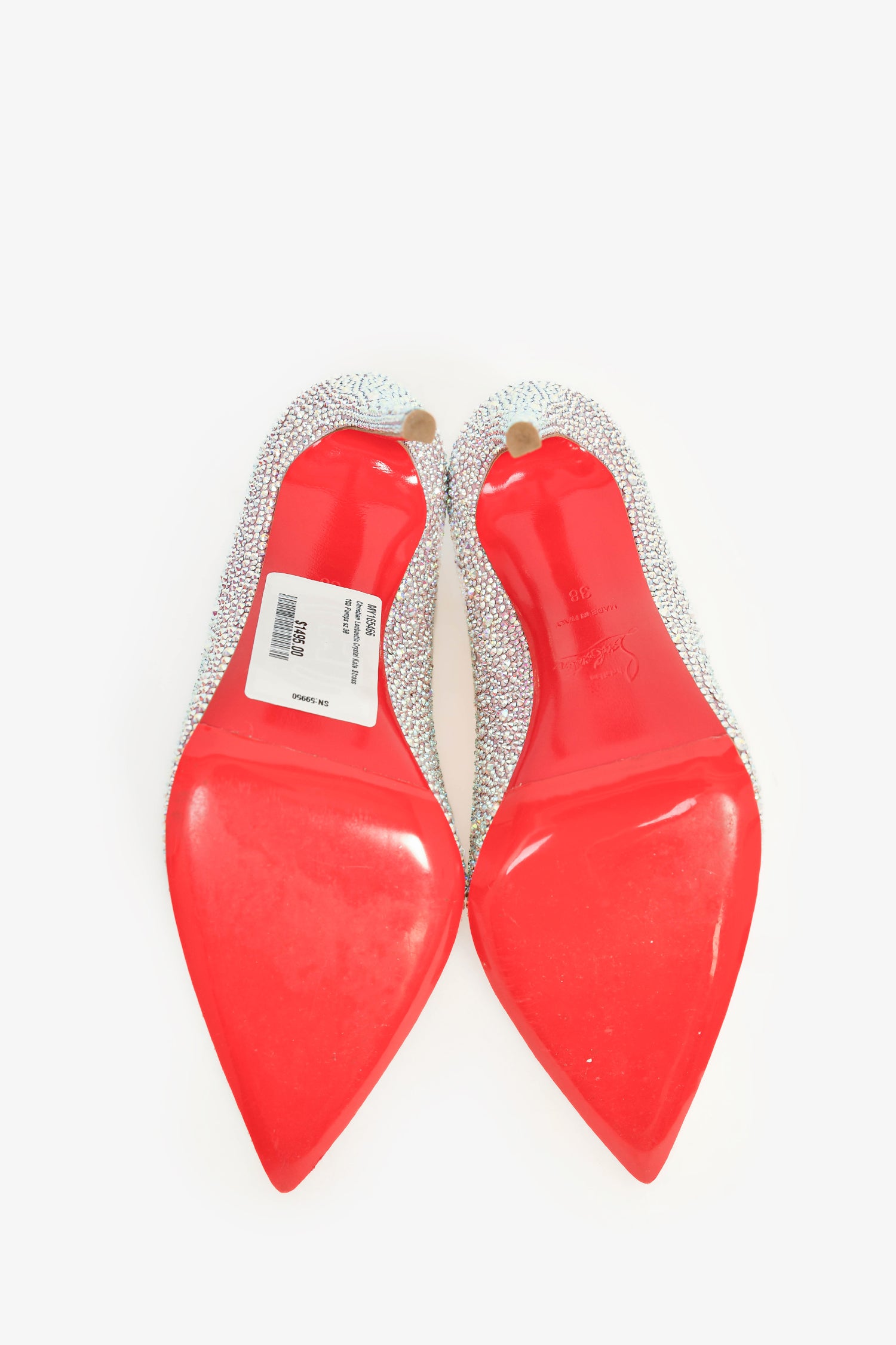 Christian Louboutin Crystal Kate Strass 100 Pumps Size 38 – Mine