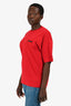 Prada Red Logo T-Shirt Size M