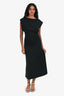 Apiece Apart Black Cotton Midi Dress Size XXS