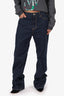 Saint Laurent Dark Blue Straight Leg Jeans Size 29