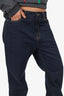 Saint Laurent Dark Blue Straight Leg Jeans Size 29