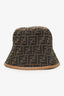 Fendi Brown Zucca Print Bucket Hat