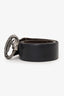 Saint Laurent Black/Brown Leather/Suede Belt Size 85 (As Is)