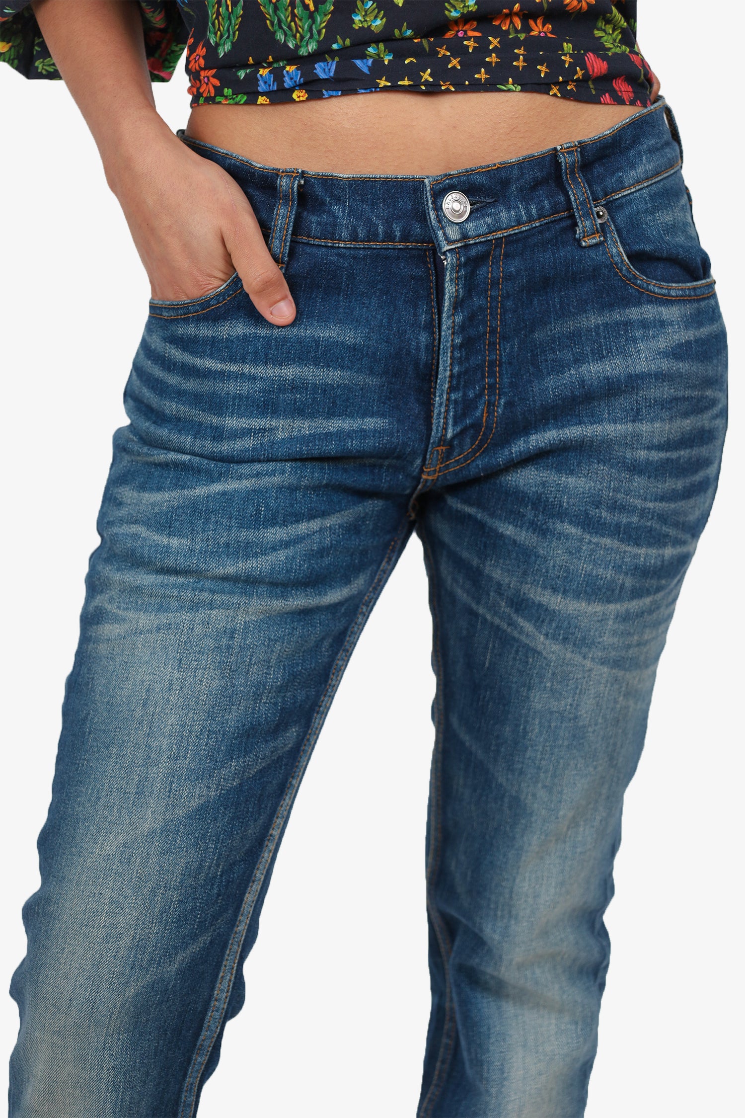 Balenciaga Blue Faded Skinny Jeans Size 29 – Mine & Yours