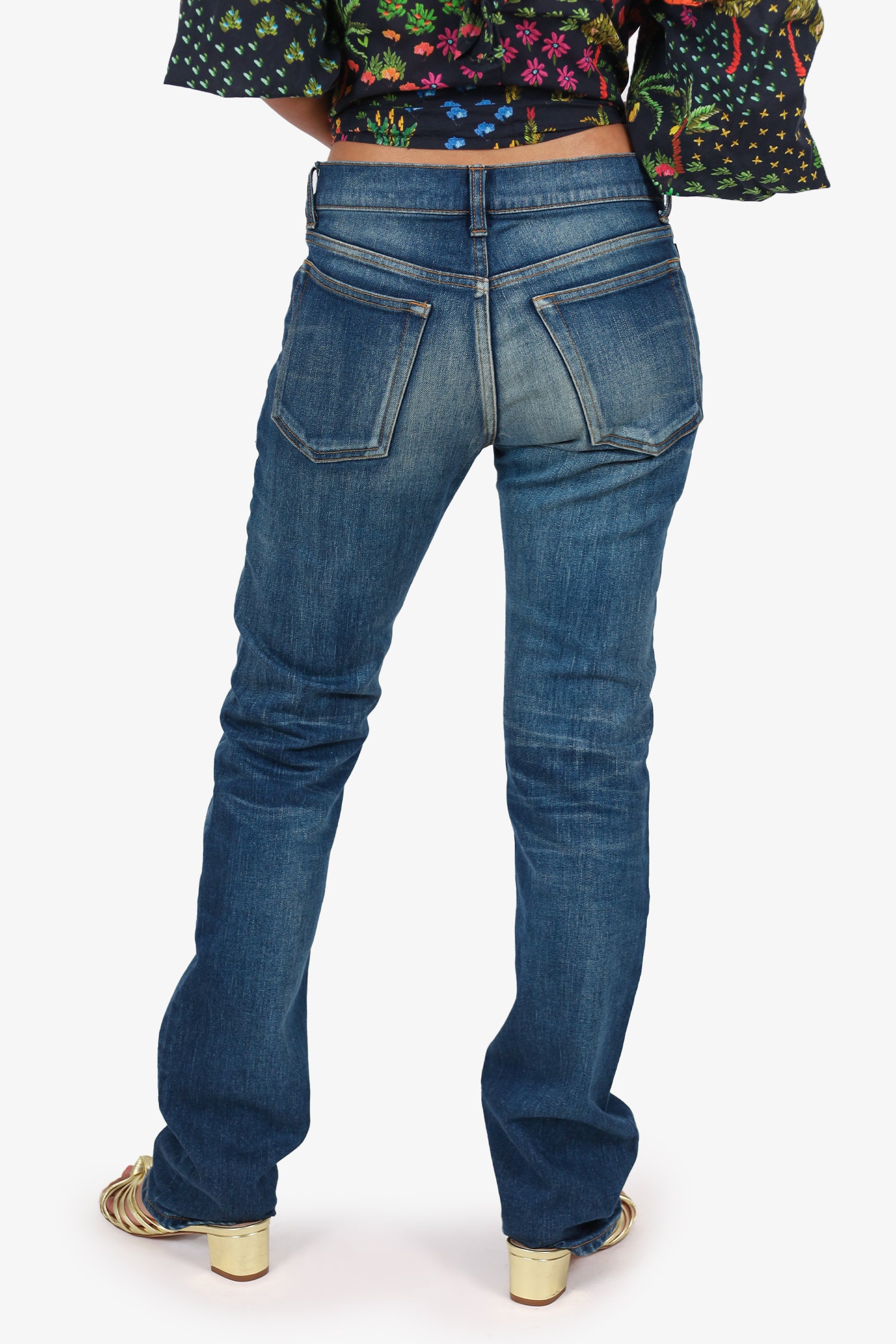 パンツ Balenciaga Faded Skinny Jeans vital 29 Balenciaga Blue Faded Skinny Jeans Size 29 – Mine & Yours