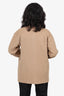 Jil Sander Camel Wool/Cashmere Short Light Coat Size 34