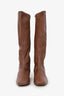 By Far Brown Edie Leather Knee Boots Size 39