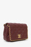 Pre-Loved Chanel™ 22B Burgundy Caviar Never Ending Chain Flap Bag