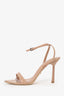 Tony Bianco Nude Leather Slingback Sandals Size 9.5