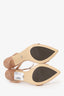 Tony Bianco Nude Leather Slingback Sandals Size 9.5