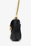 Louis Vuitton 2011 Limited Edition Black Suede Avant-Garde Pochette Clutch Bag