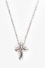 Tiffany & Co. By Elsa Peretti Sterling Silver Cross Pendant Necklace
