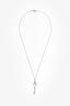 Tiffany & Co. Sterling Silver Mini Heart Key Pendant Necklace