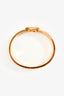 Hermès Mauve Enamel/Gold Toned Clic H Bracelet