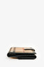 Burberry London Vintage Check Canvas Leather Trim Wallet