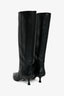 Stuart Weitzman Black Leather Naomi 50 Boots Size 38.5
