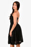 Theory Black Sequin Embellished Sleeveless Dress Size 4