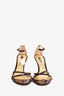 Dolce & Gabbana Purple Patent Strappy Heels Size 38