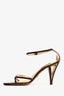 Dolce & Gabbana Purple Patent Strappy Heels Size 38