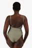 Anine Bing Green One Piece Bathing Suit Size M