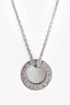 Bvlgari Sterling Silver Black Ceramic Save The Children Necklace