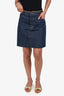 Victoria Victoria Beckham Denim High Waisted Mini Skirt Size 12